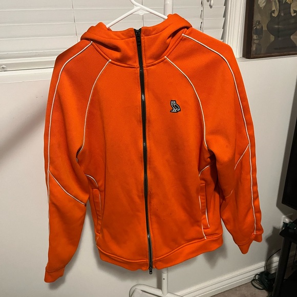 Octobers Very Own Other - OVO October’s Very Own Orange Full Zip Hoodie Size Medium Drake Owl Logo